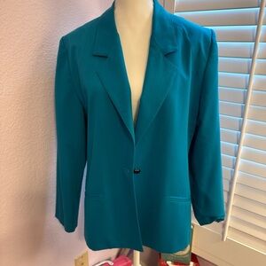 Vintage Women's Teal Blazer